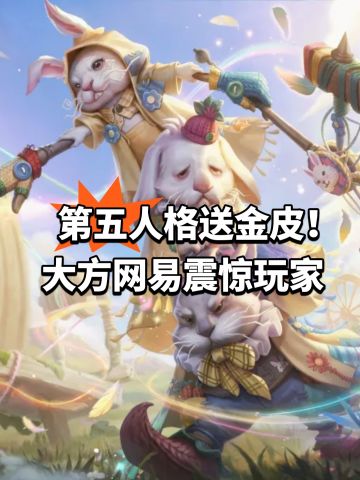 第五人格送金皮！大方网易震惊玩家