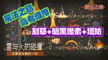 💥高能预警 ⚠️100MB小游戏把我玩到缺氧❗️魔法之路 高考难度