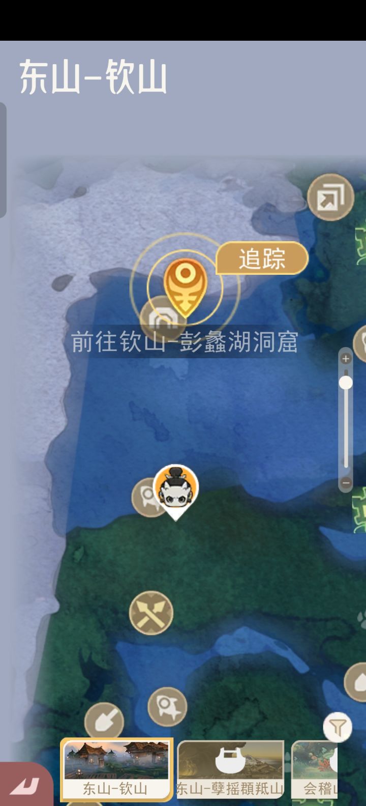 彭蠡湖洞窟不会走可以到钓鱼这个位置划船截图