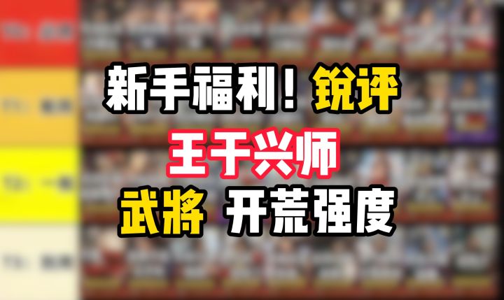 新手必看！锐评王于兴师武将开荒强度截图