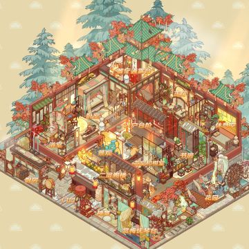 三大古装套间互搭完工啦～（全景）