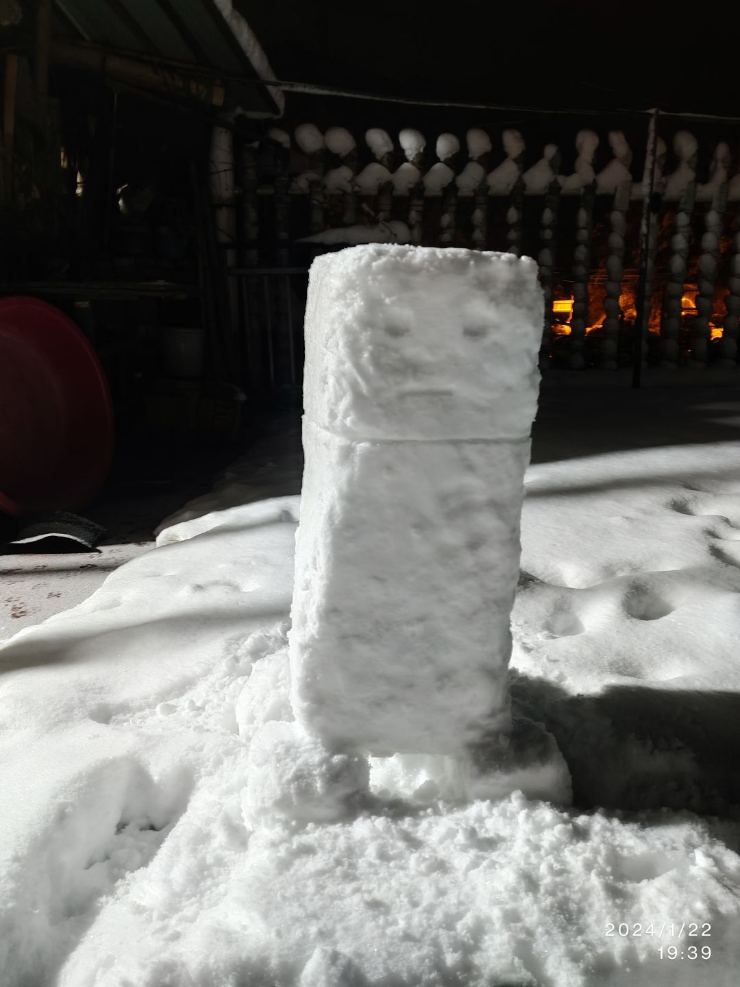 当雪球不小心滚成方的时.... 2