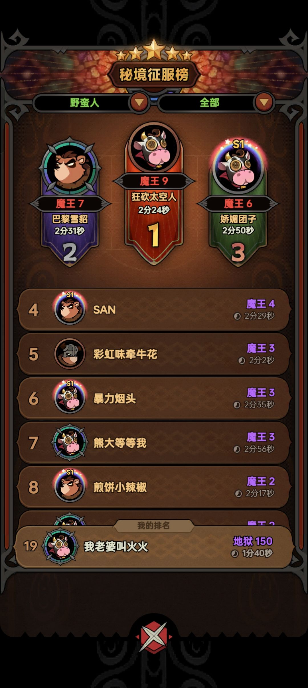 爆肝2天半野蛮人电旋风… 1