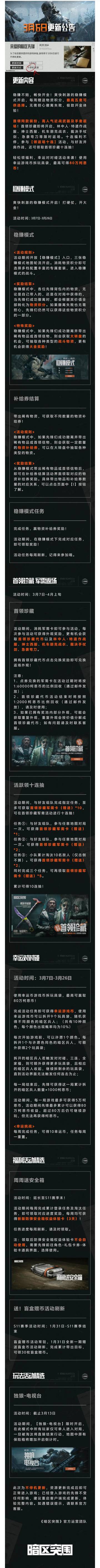 更新公告丨稳赚模式开启，首领珍藏返场送十连抽！