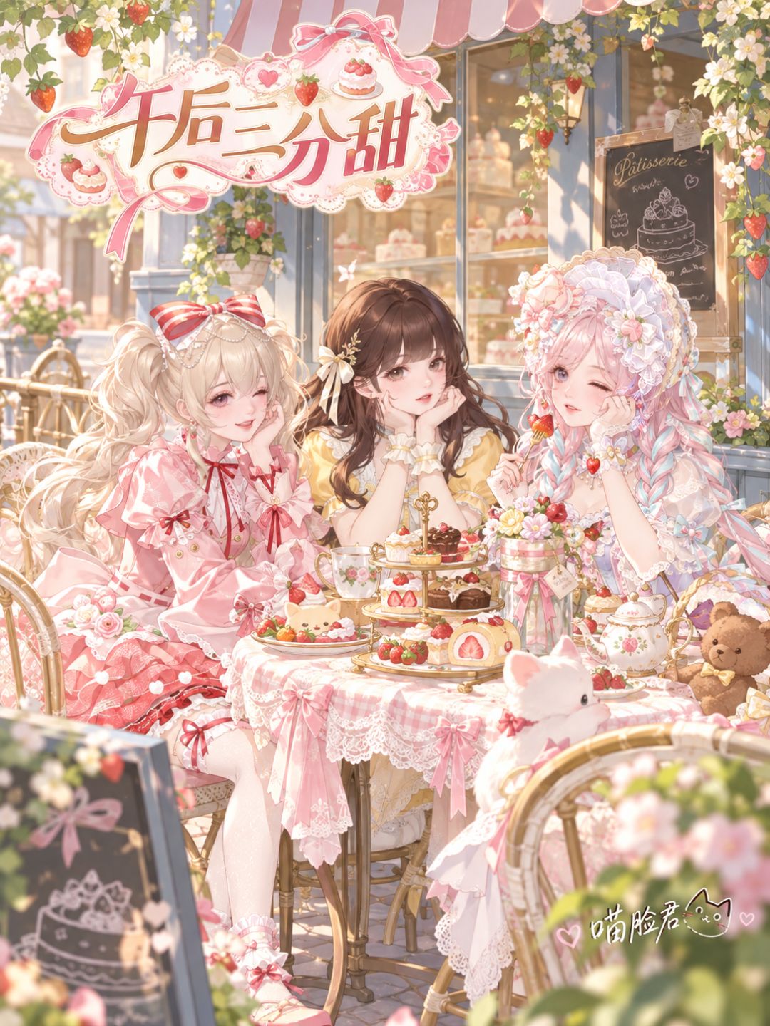 🍓☕ 午后三分甜 ♡|织梦壁纸来啦 2