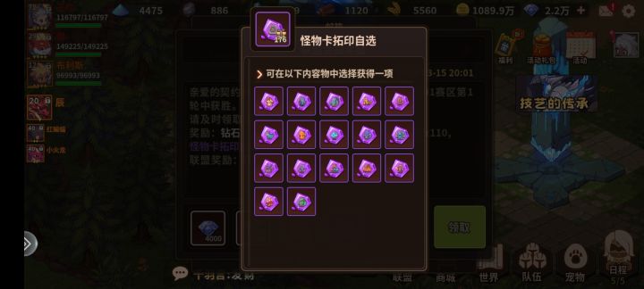 选什么卡?还有带什么卡?截图