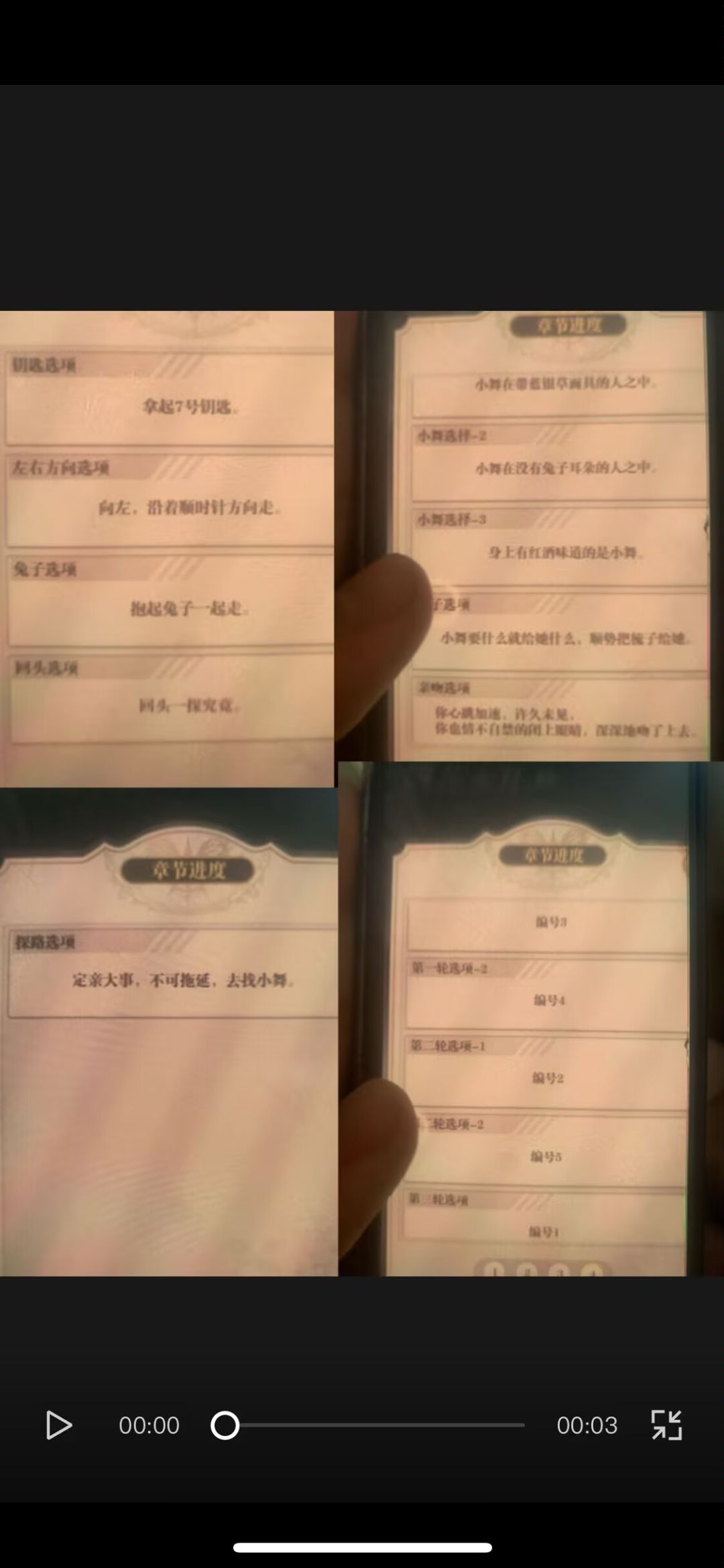 镜花水月攻略简介第一到三章 2