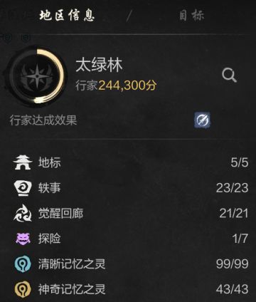 太绿林全探索点位置