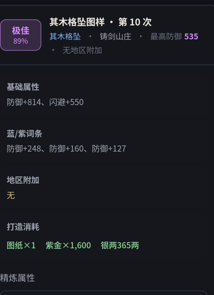 帮我看看值不值得锻造截图