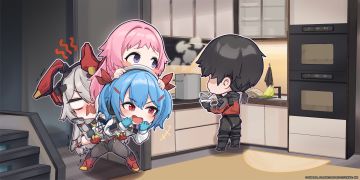 勺子递向唇边，偷看小队屏住了呼吸