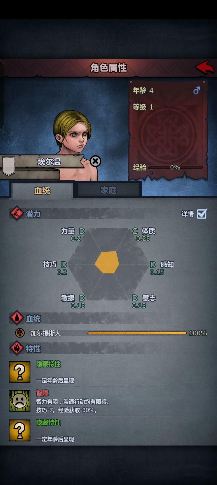 有点意思,主角三个子女截图