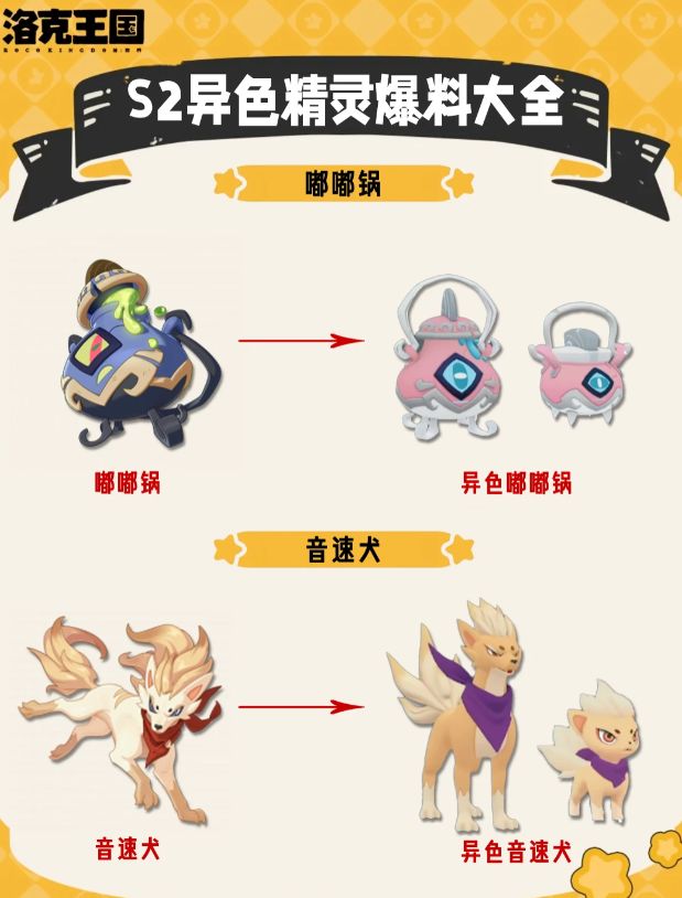 洛克王国 S2 异色精灵新爆料精灵颜值大反转 1