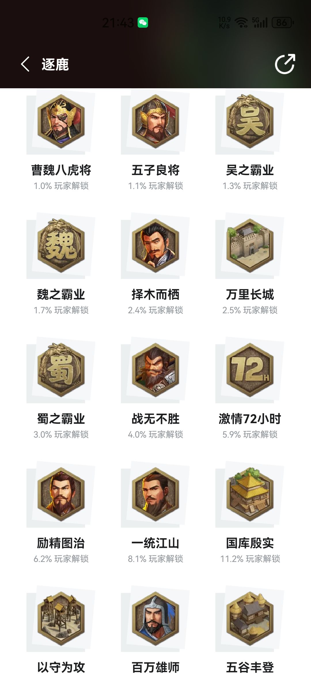 强迫症收集了所有成就 2