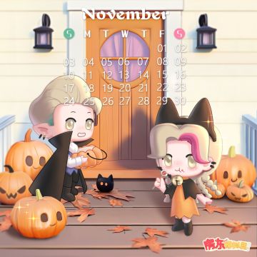 🎃11月月历丨专属兑换码来啦！
