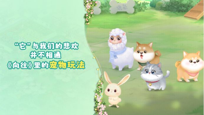 吃成猪猪的"它们"一直都在！！！向往手游宠物玩法介绍截图