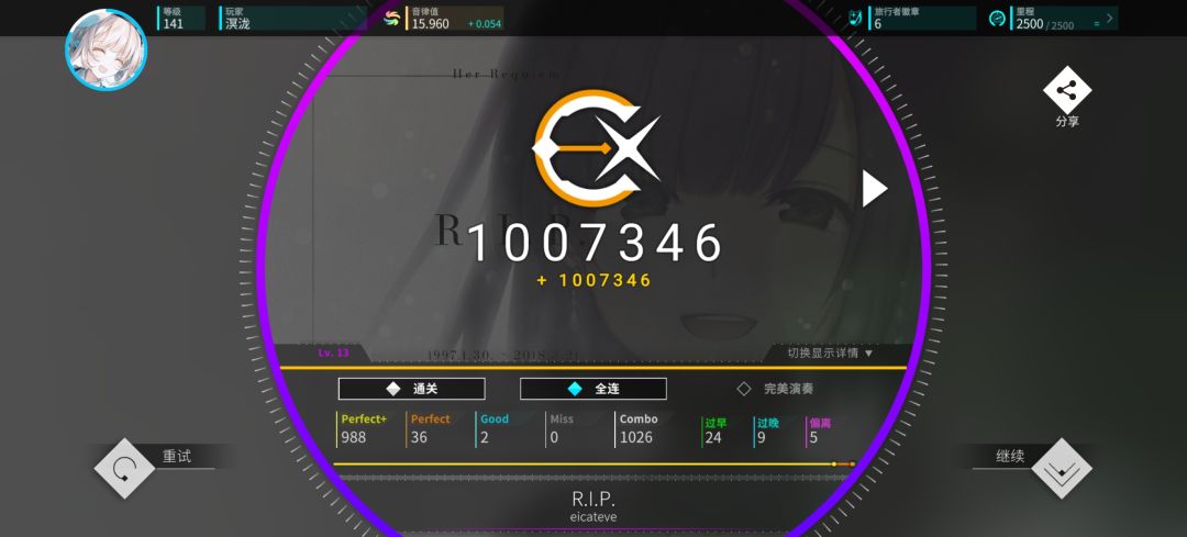 rating16达成 2