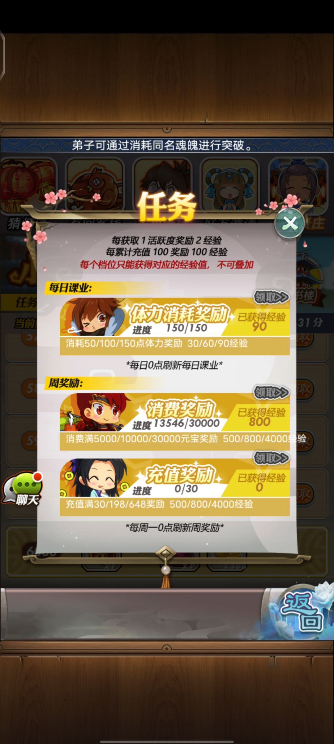 小圣贤庄经验是不是不对哦 1