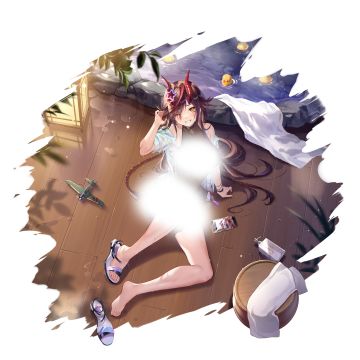 换装展示丨惬意的虹龙：你瞧，今天的阳光就像一层金色的薄纱