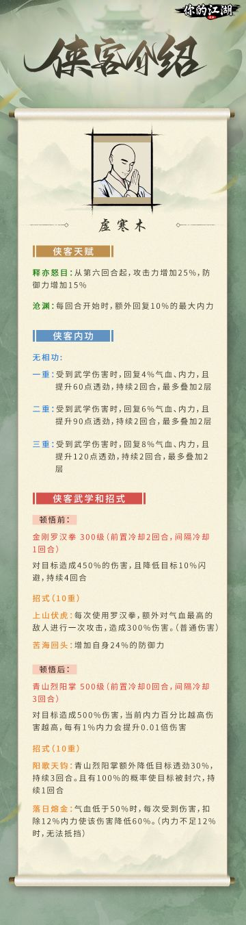 金之侠客 | 逍遥无极——虚寒木