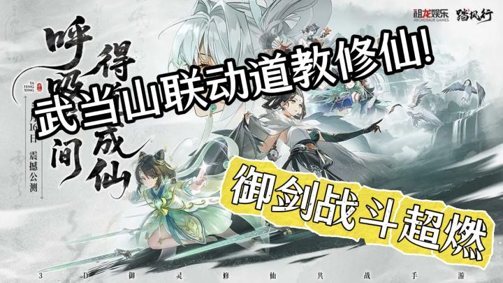 武当山联动道教修仙!炼丹御剑空中杀敌,热血战斗爽到飞起截图