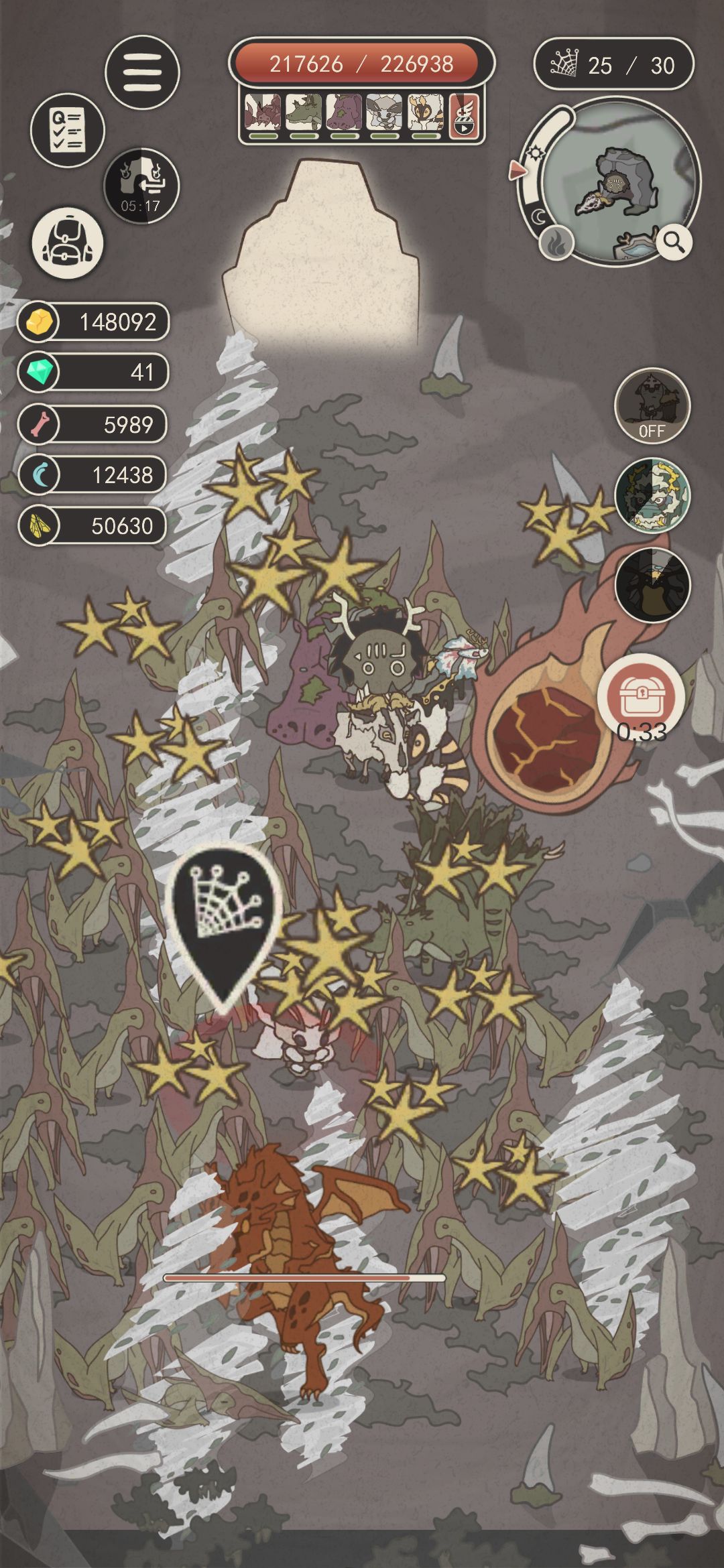 ， 3