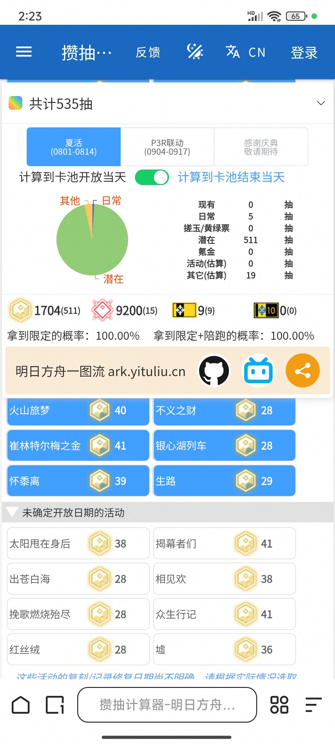 一个新人入坑全部肝完有多少源石 1
