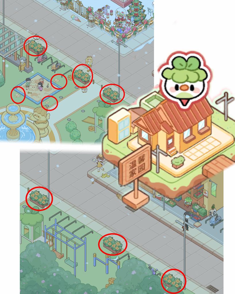 整理了地图上全部能点出金币的位置 3