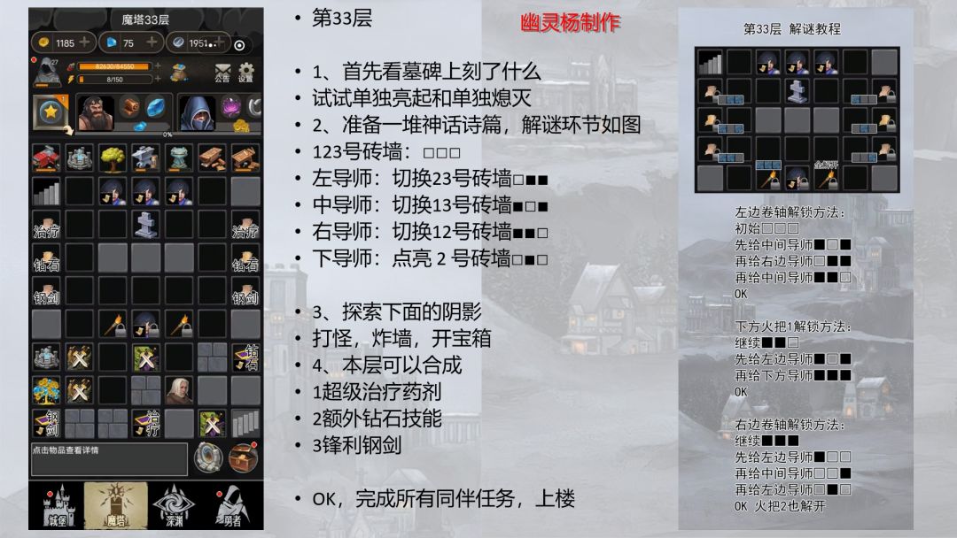 合并魔塔 简易爬塔攻略 3