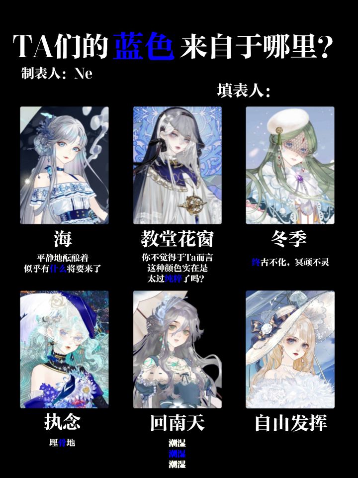 【表格搭配27.0】凡瑟尔的蓝。截图