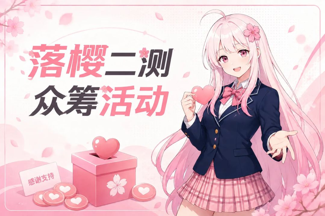《落樱》二测众筹活动开启 1