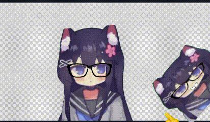 戴眼镜的懒猫猫还挺好看。截图