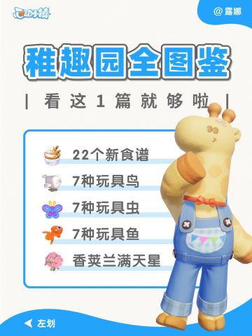 心动小镇 稚趣园全图鉴攻略 庆典币价格 完