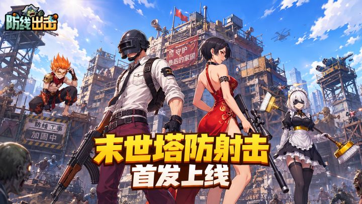 【正式上线】《防线出击》公测开启!末世防线,今日出击!截图