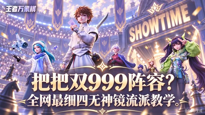 《王者万象棋》全网最详细的999四无神镜流派教学,保送王者截图