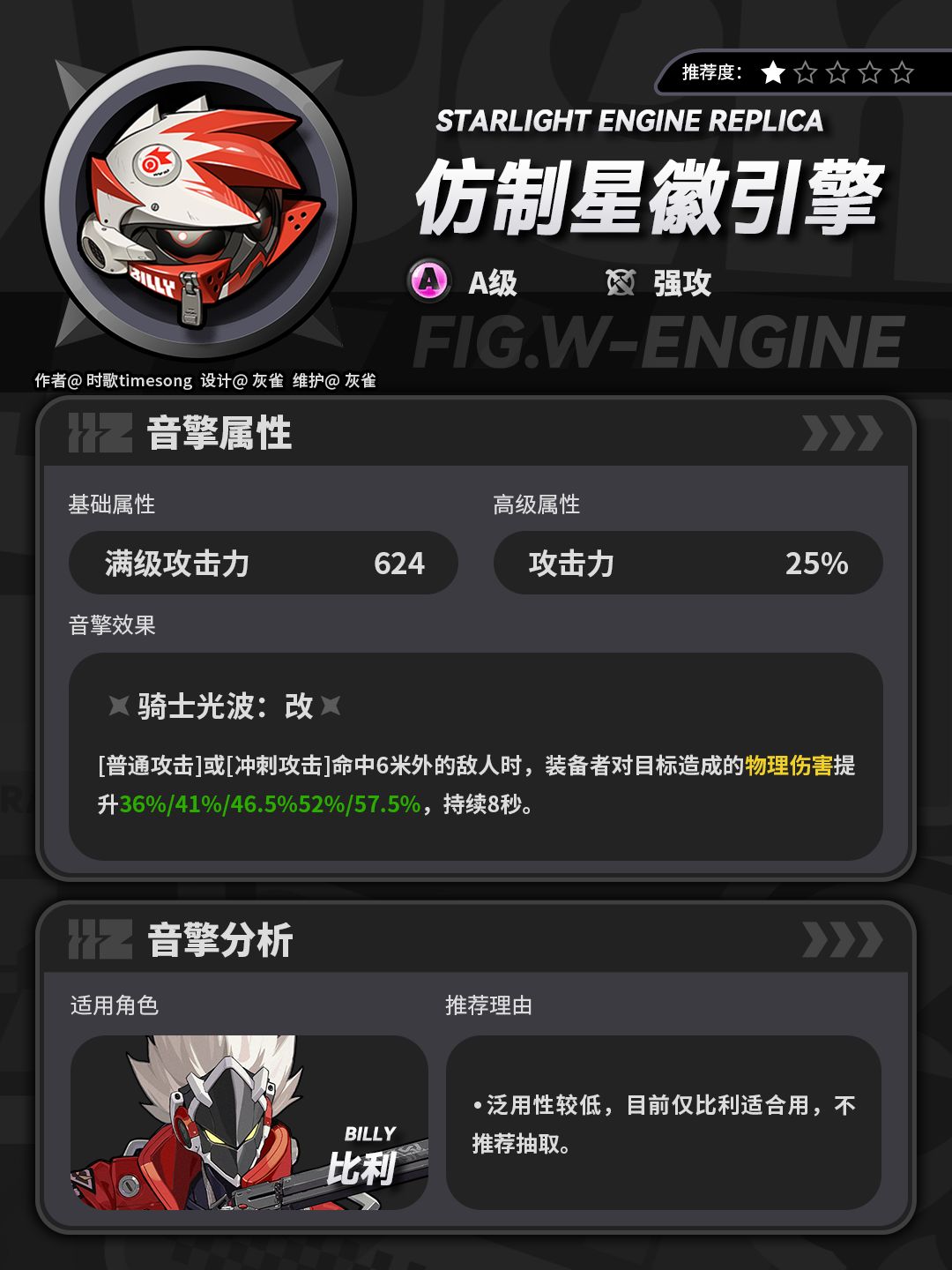 V1.1音擎卡池分析——青衣专武值得抽吗 3
