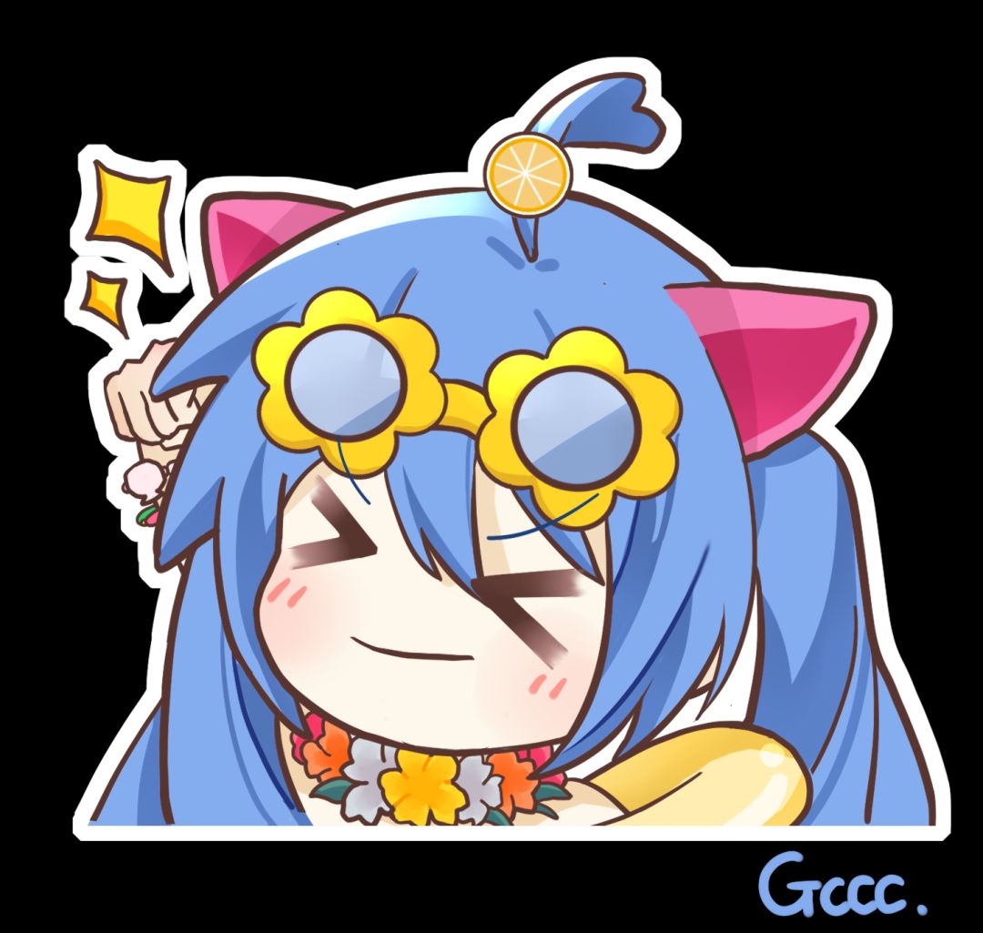 画了初音小表情 2
