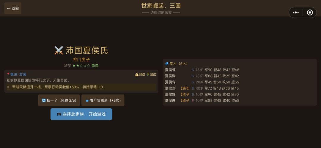 【作品自荐】:三国:世家崛起 2