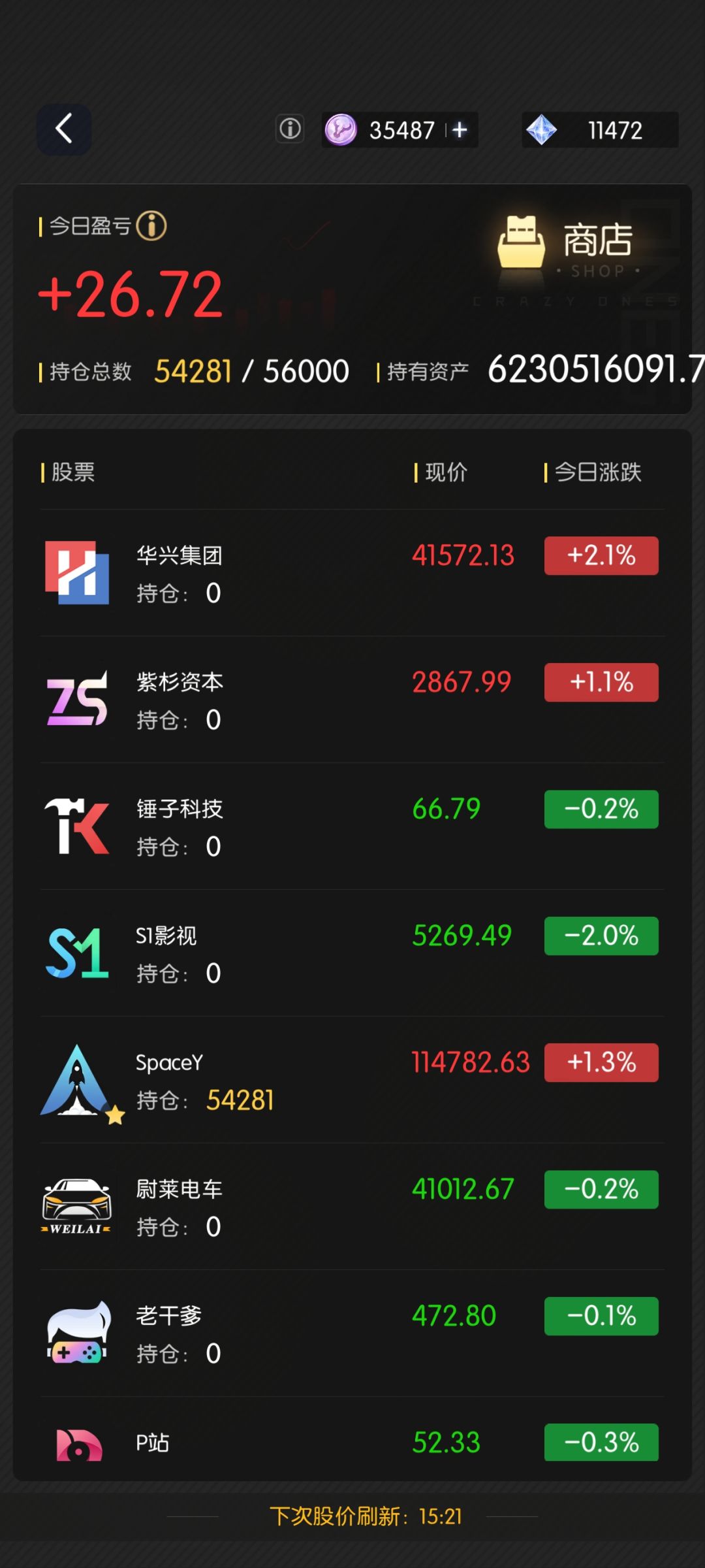 6.23股票推荐截图