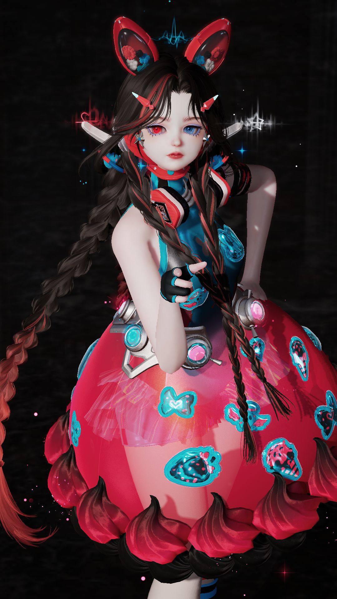 完全黑莓蓝莓草莓小蛋糕(?) 3