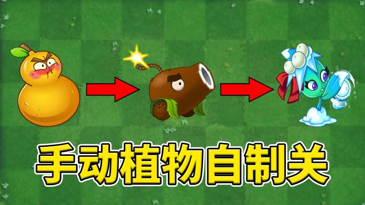 植物大战僵尸2:手动植物的自制关卡截图