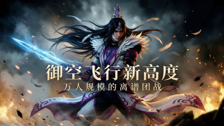 御空飞行新高度?万人规模团战也太嗨了吧!!截图