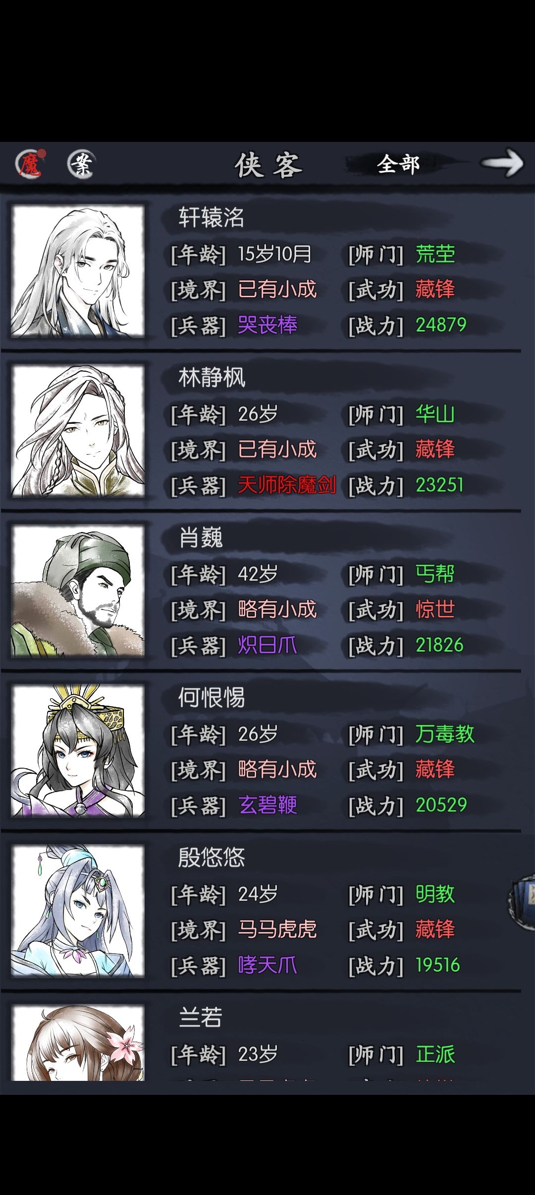大佬们我等级十五还是过不去侠客行 2