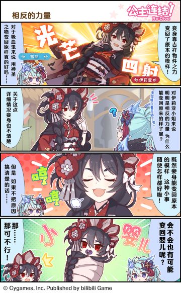 四格漫画更新——「相反的力量」