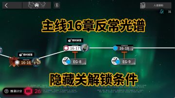 反常光谱隐藏关卡解锁条件-明日方舟16章