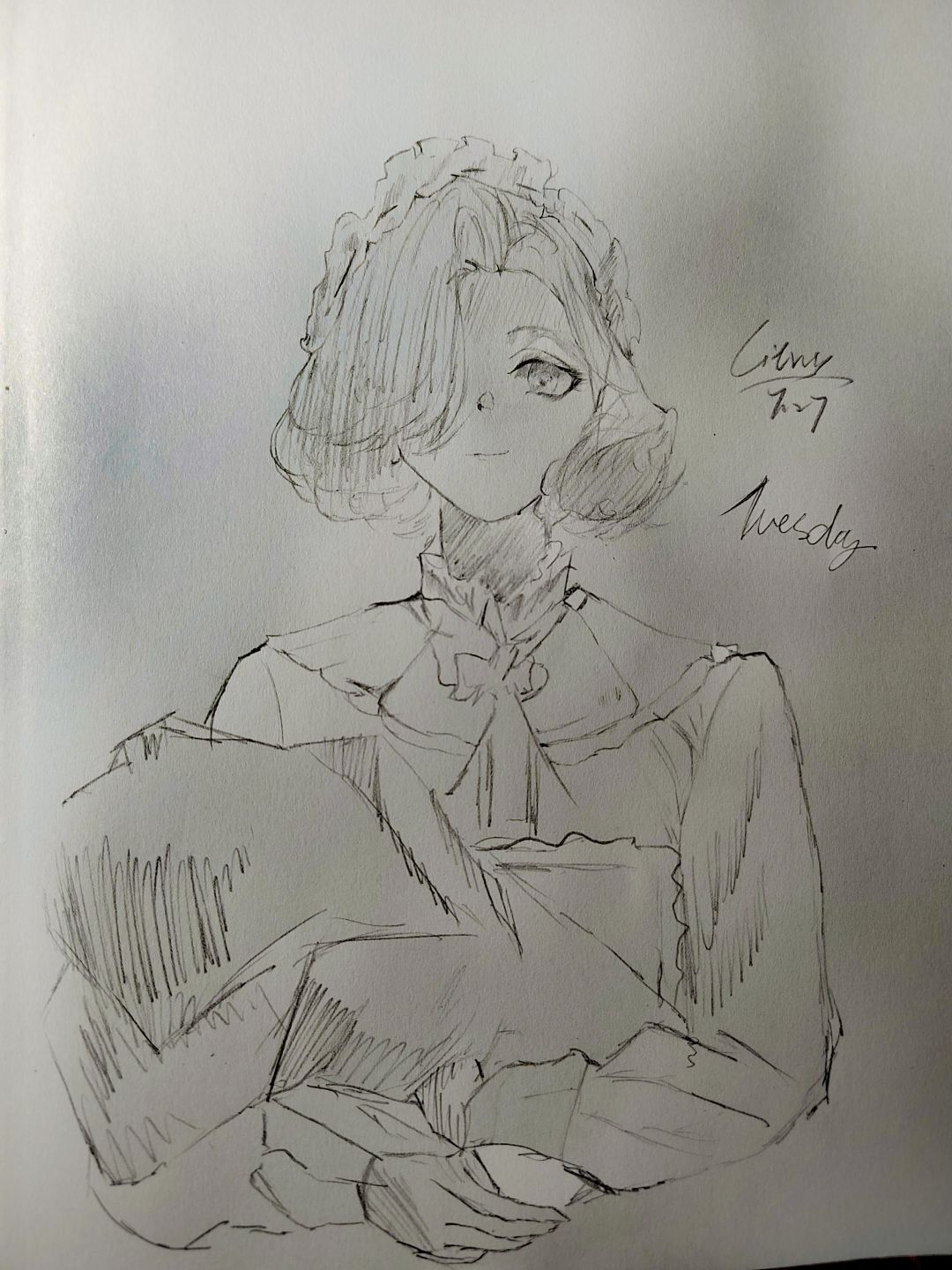 蓝手帕Tuesday临摹 1