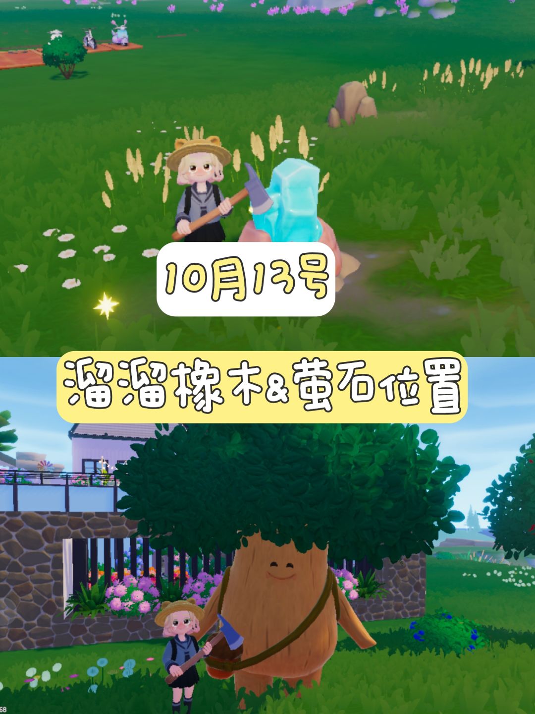 10月13号 溜溜橡木&萤石位置更新截图