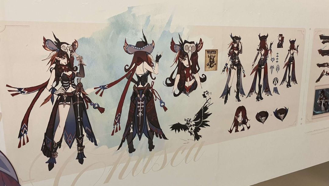 原神巴黎展角色原画二 2