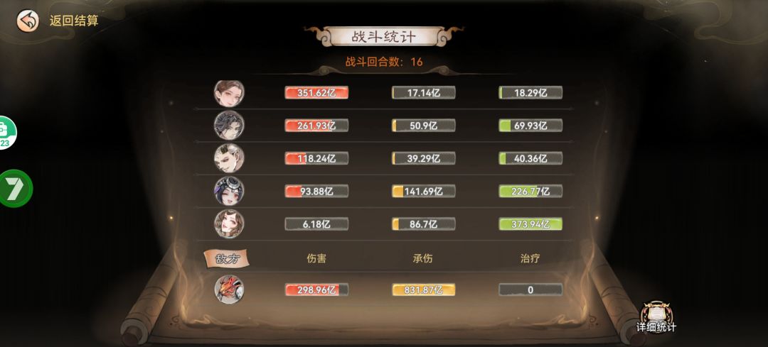 全化神过7阶仙墟毕方的一种思路截图