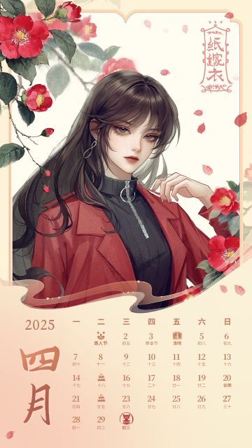 四月日历 | 纸八的最新消息？已送达！