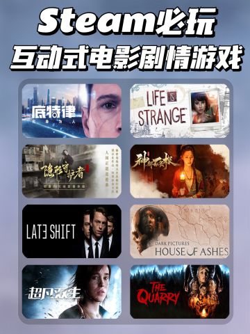Steam互动式电影剧情游戏推荐‼️沉浸感满满